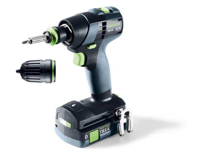 FESTOOL Akumulátorový vrtací šroubovák TXS 18 TBX4,0 I-Plus