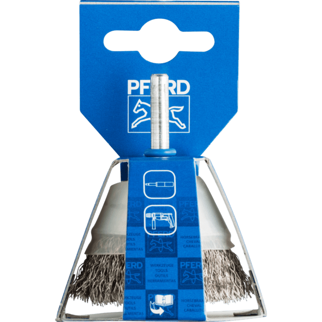 PFERD TOOLS Štandardné nasadené pohárové kefy POS TBU 5010/6 INOX 0,30