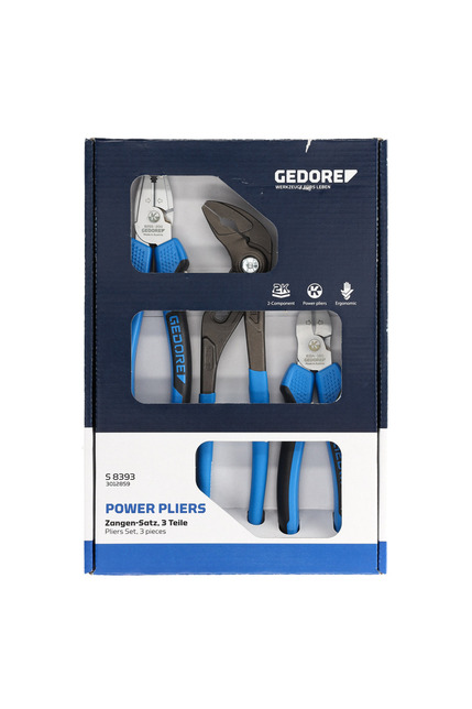 GEDORE S 8393 Sada klieští 3-dielna