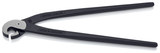 KNIPEX 91 00 200 SB Kliešte na štiepanie obkladačiek (Kliešte v tvare zobáka papagája) čierne atrame