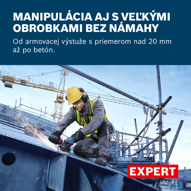 BOSCH EXPERT EXWS18V-15S - Akkumulátoros sarokcsiszoló - 06019M6003