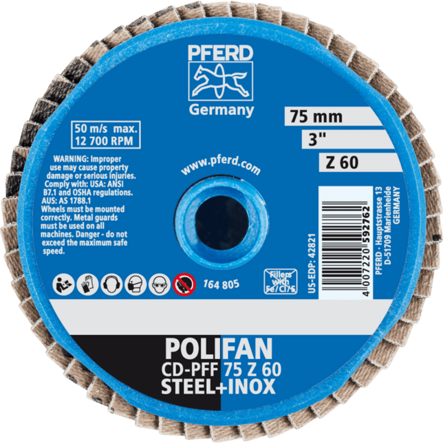 PFERD TOOLS COMBIDISC Brúsky CD PFF 75 Z 60