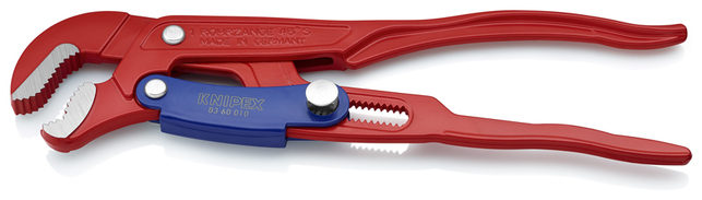 KNIPEX 83 60 010 Hasák S-typ s rýchlym nastavením popráškované na červeno 330 mm