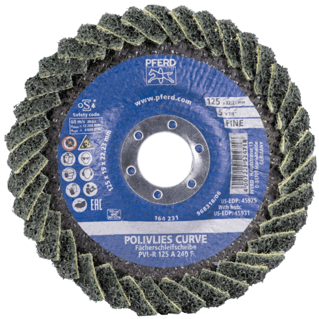 PFERD TOOLS Fleece vrstvené (netkané) náradie PVL-R 125 A 240 F