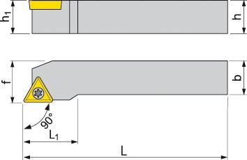 FORMAT Držiak plátkov 90st. STGCL 2525 M 16 Format