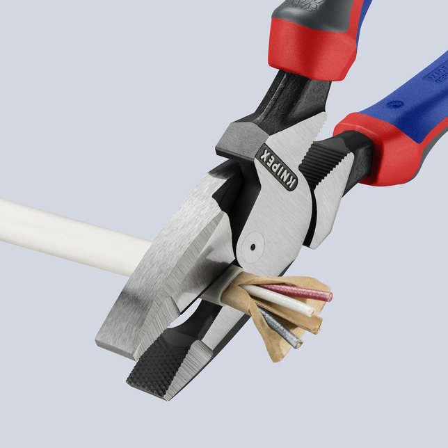 KNIPEX 09 02 240 Kliešte „Lineman's“ Americký štýl čierne atramentované 240 mm