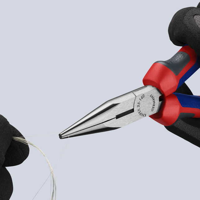 KNIPEX 25 02 160 SB Polguľaté bočné cvikacie kliešte (Kliešte pre rádiotechnikov) čierne atramentova