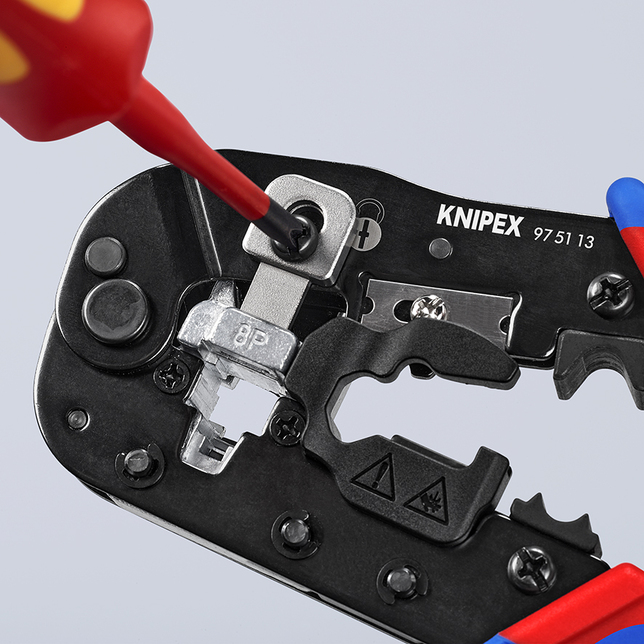 KNIPEX 97 51 13 s multi-komponentnými úchopmi leštené 190 mm