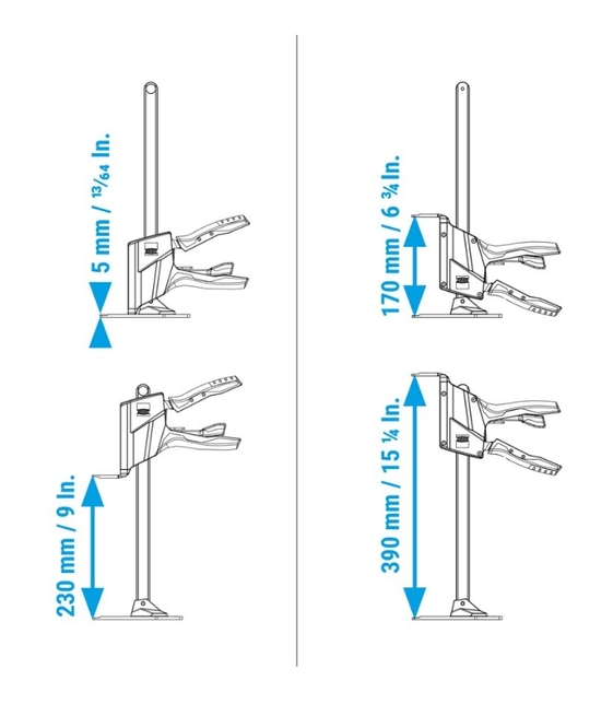BESSEY BEY23 Zdvíhacie náradie jednoručné ergonomické