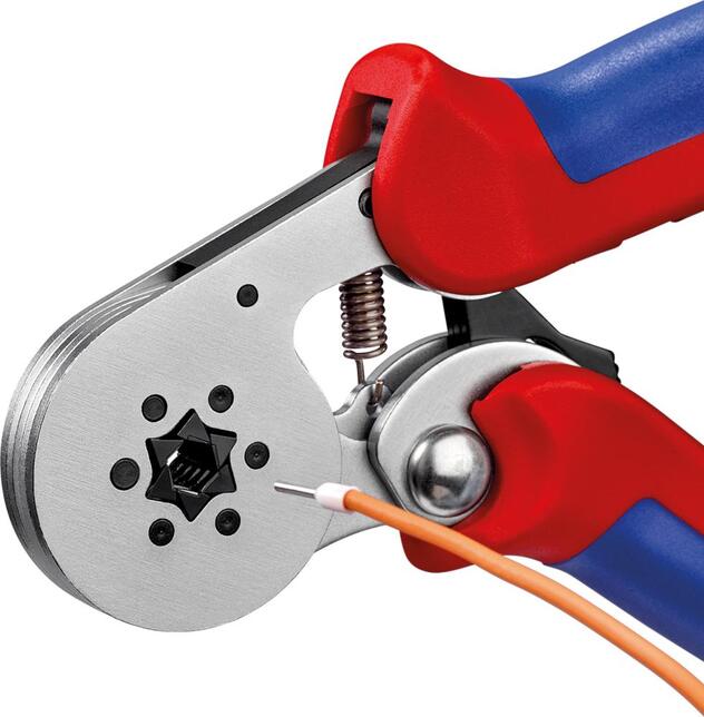 KNIPEX Kliešte krimpovacie 0,08-10mm2 samonastaviteľné bočné / 975514 Knipex