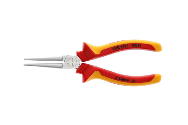 GEDORE VDE 8122-160 H Kružné kliešte VDE s izolačným krytom 160 mm