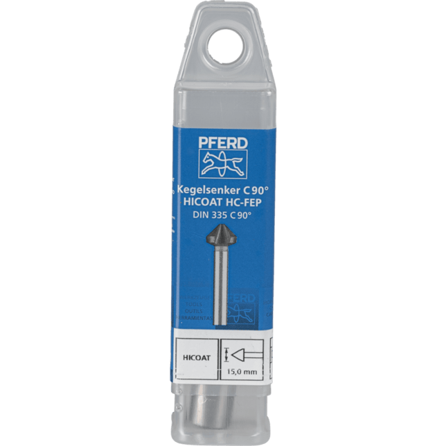 PFERD TOOLS Vrtacie a ponorné náradie KES HSS DIN 335 C90° HC-FEP 15,0