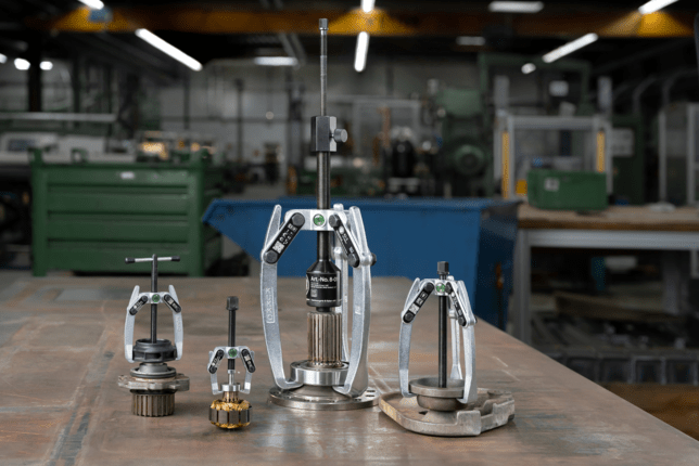 KUKKO 2-čeľusťový univerzálny sťahovák 41-3 s otočnými čeľusťami, až do 90 mm rozovretia, 120 mm dosahu