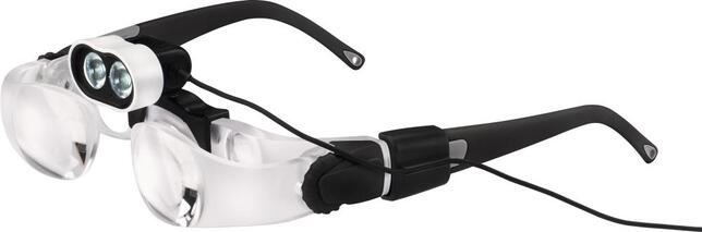 ESCHENBACH Lupa okuliarová 2x s LED maxDETAIL Eschenbach