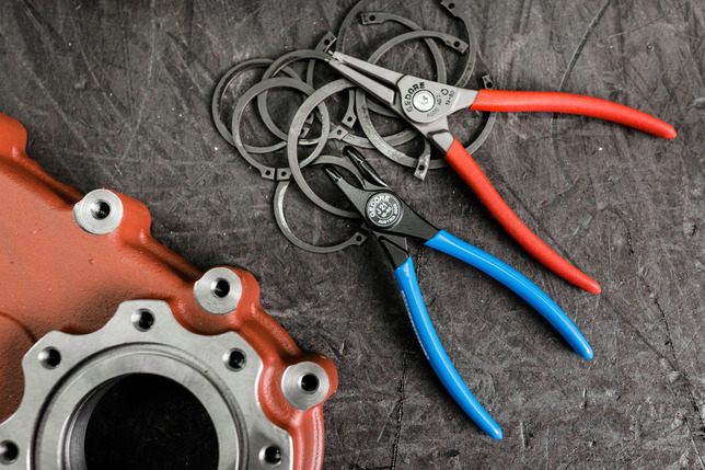 GEDORE 8000 J 21 Krúžkové kliešte na vnútorné poistné krúžky Tvar D