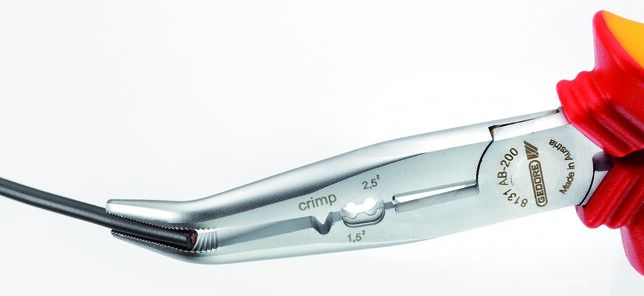 GEDORE SB VDE 8131 AB-200 H Viacúčelové kliešte VDE 200 mm ohnuté povrchová úprava