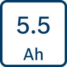 BOSCH EXPERT 2 × EXBA18V-55 + GAL12V/18V-80 - Két 18V 5,5Ah akkumulátor és töltő készlet - 1600A0373P