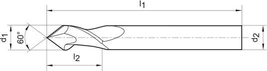 FORMAT Fréza multifunkčná 10mm Z2 60G VHM N WN HA Format