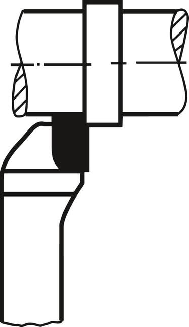 WILKE Nôž sústružnícky odsadený stranový 12x12mm ľavý VHM P25/P30 DIN4980 ISO 6 Wilke