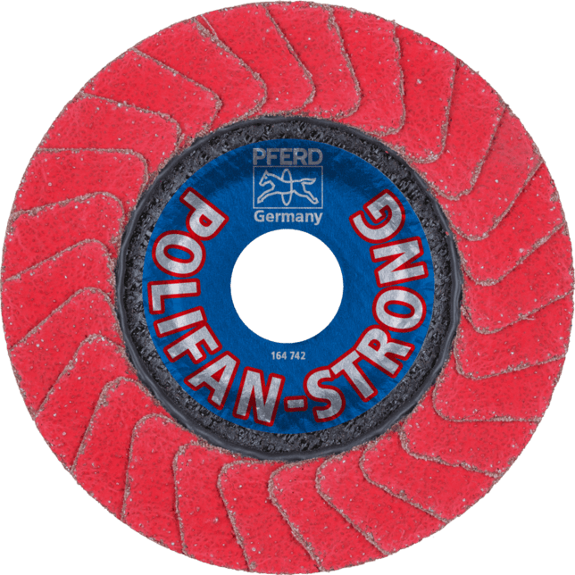 PFERD TOOLS POLIFAN-Disky s plochým okrajom PFC 115 CO-FREEZE 36 SGP STRONG INOX