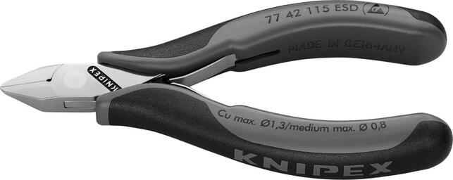 KNIPEX Klešte štípací bocní 115mm pro elektroniku / 7742115 ESD Knipex