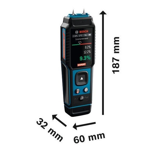 BOSCH EXPERT EXMM3-17 - Merač vlhkosti materiálu - 0601078300