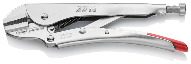 KNIPEX 41 24 225 Úchopové kliešte galvanizované 225 mm