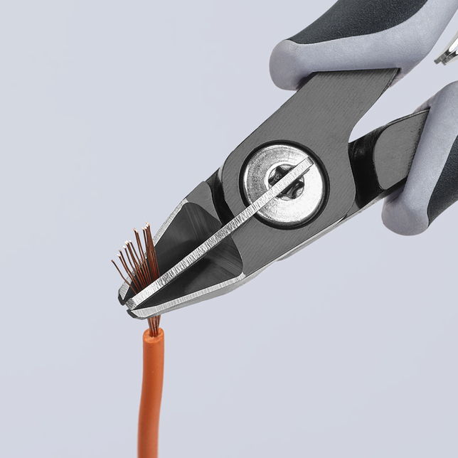 KNIPEX 79 52 125 ESD Presné bočné cvikacie kliešte ESD pre elektroniku s multi-komponentnými úchopmi