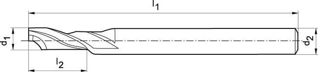 FORMAT Fréza Z1 10mm HSS Co5 W WN ALU Format