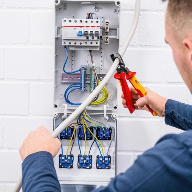 KNIPEX Nožnice káblové d23mm 120mm2 dvojbrit StepCut XL VDE / 9518225 Knipex