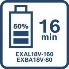 BOSCH EXPERT EXAL18V-160 - Nabíjačka 18V - 1600A03D3A