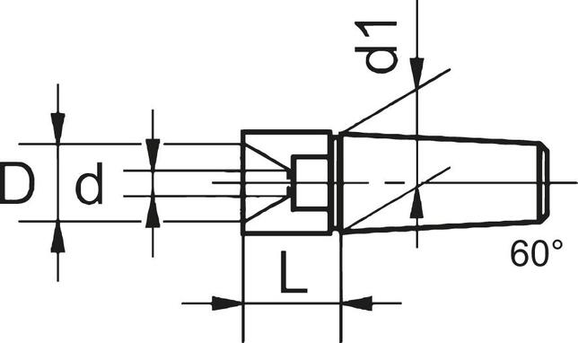 Špic náhradný pre hrot centrovací 12mm kužeľ dutý malý Conzella