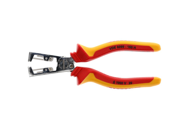 GEDORE VDE 8099-160 H Kliešte na odizolovanie izolácie VDE STRIP-FIX s plášťovou izoláciou