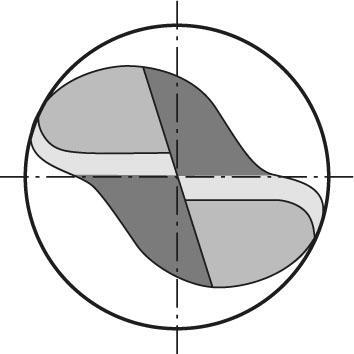 Radiusový fréza VHM 3,0mm Z2 Perrox Typ H Werksnormkurz G-Mold 65 B GÜHRING