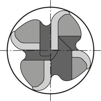 GÜHRING Fréza toroidná 5,0mm ER0,5mm Z4 30st VHM Signum krátka G-Mold 65 T typ H Guhring