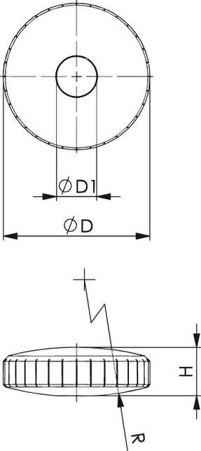 Podložka 75mm vypuklá 6425AB AMF