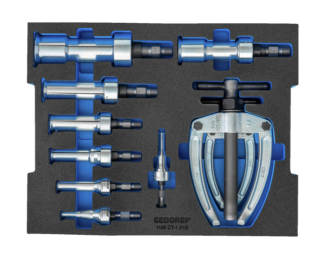 GEDORE 1100-1.31/2 Sada vnútorných ťahákov v L-BOXX