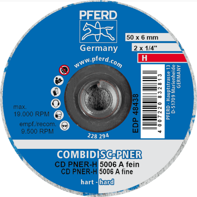 PFERD TOOLS COMBIDISC Brúsky CD PNER-H 5006 A F