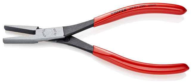 KNIPEX 28 01 200 Kliešte s dlhým nosom poplastované čierne atramentované 200 mm