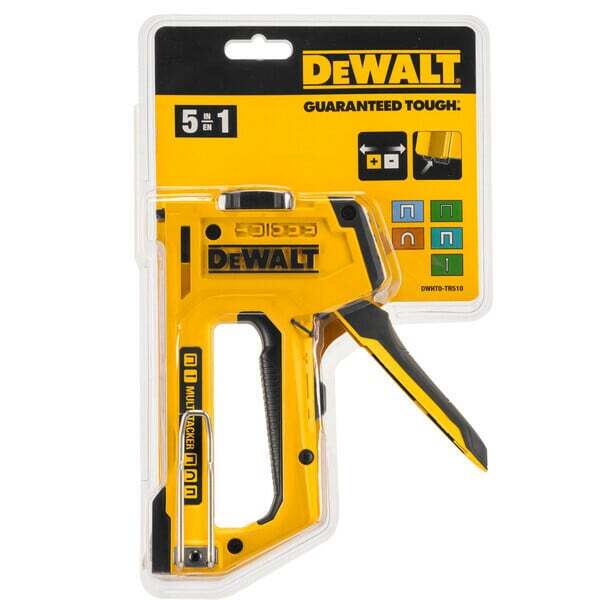 DeWALT Sponkovačka univerzálna 5 v 1 na sponky 6 až 14 mm a klince 12 a 15 mm  DWHT0-TR510