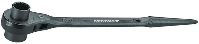 GEDORE Stahlbauknarre 19x24mm Gedore
