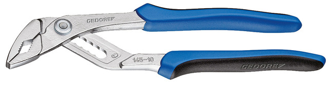 GEDORE 145 10 JC Kliešte na vodnú pumpu 10" 7-stupňovo nastaviteľná rukoväť 2K