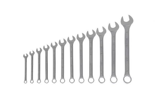 GEDORE 7-0112 Sada plochých a očkových kľúčov 11-dielna UD-profil 6-19 mm