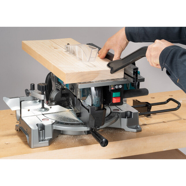MAKITA LH001GZ - Akkumulátoros ferde vágó fűrész felső asztallal, önálló