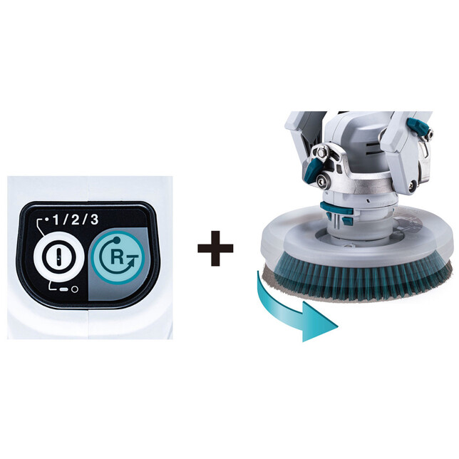 MAKITA PS001GZ - Akumulátorový kefový čistič podláh bez akumulátora a nabíjačky