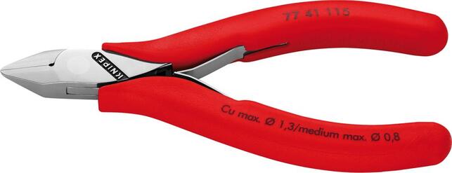 KNIPEX Klešte štípací bocní 115mm pro elektroniku / 7741115 Knipex