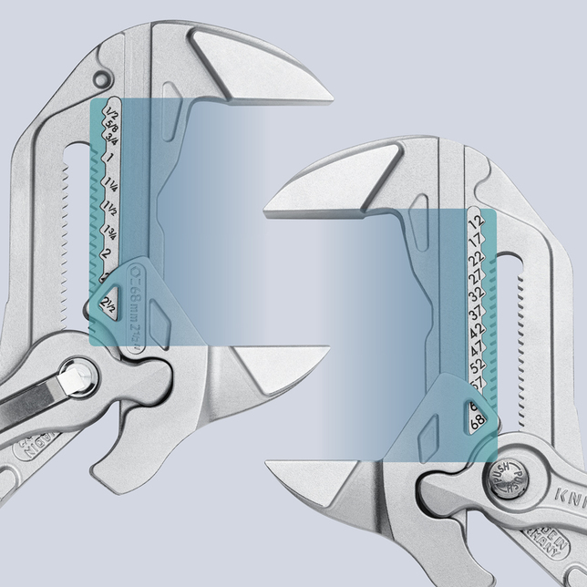 KNIPEX 86 03 300 SB Kliešťové kľúče Kliešte a kľúč v jednom náradí poplastované pochrómované 300 mm