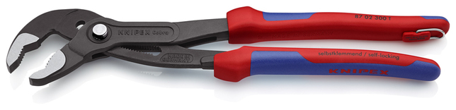 KNIPEX 87 02 300 T BK Cobra® Hightech kliešte na vodné čerpadlá s multi-komponentnými úchopmi, s int