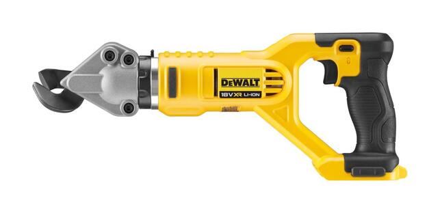 DeWALT Nožnice na plech s otočnou hlavou 18V XR bez AKU   DCS496N