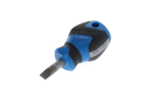GEDORE 2153 8 Skrutkovač krátky, plochý 8 mm